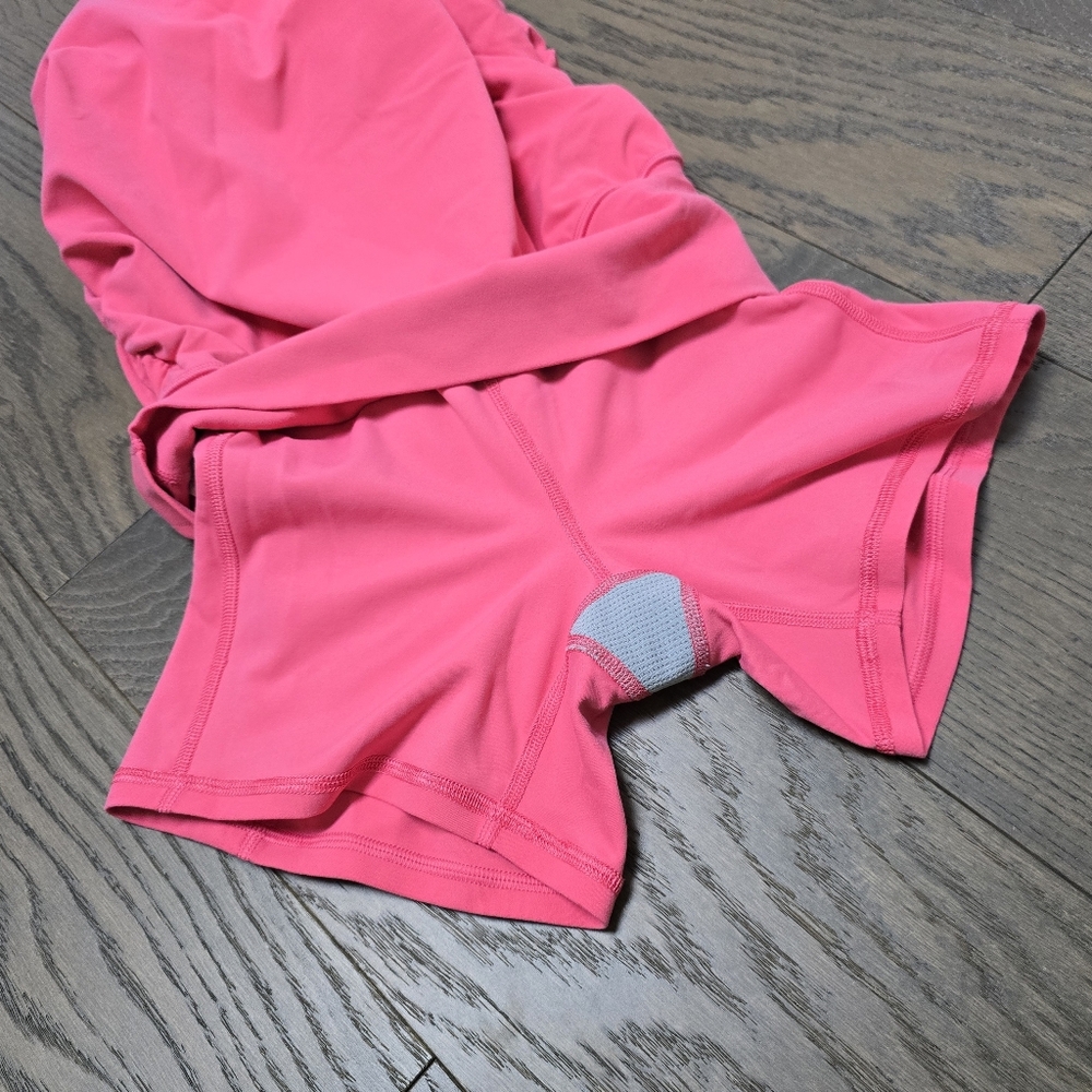 Athleta Transcend Ruched Skort in Coral Pink - Picture 10 of 12